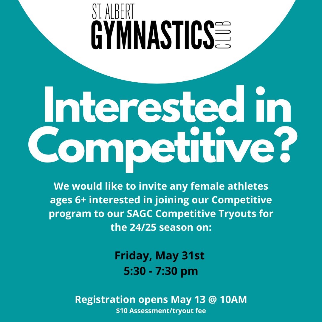 24/25 Competitive Try-outs :: St. Albert Gymnastics Club